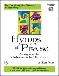 Hymns of Praise Tenor Sax / Euphonium TC/ Bass Clarinet BK/CD cover